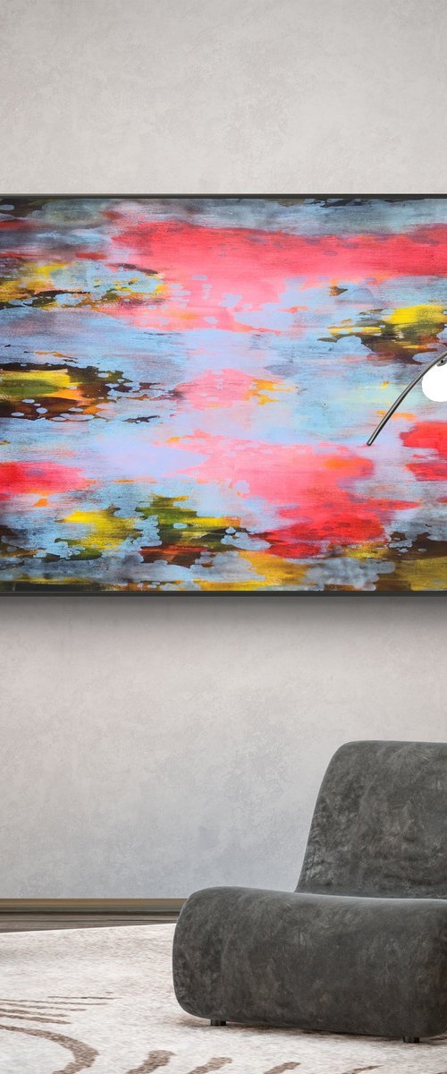 RADIANCE V - Contemporary Abstract Painting by Orvvet