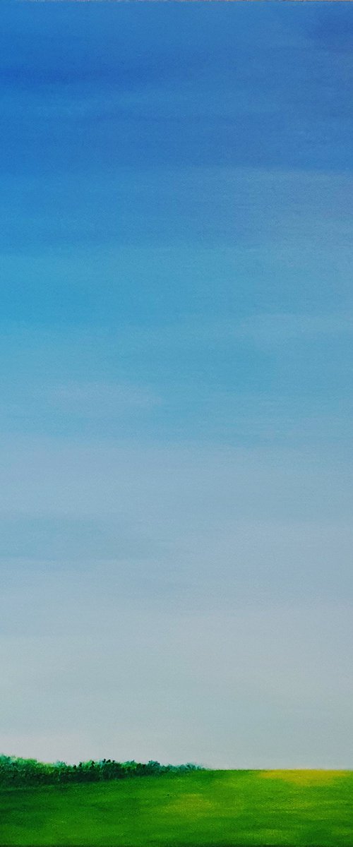 Lighthouse #10, 50x50cm, ready to hang by Silvija Horvat - NataDaMano
