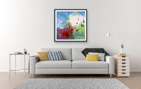 Amour - Abstract artwork - Limited edition of 1