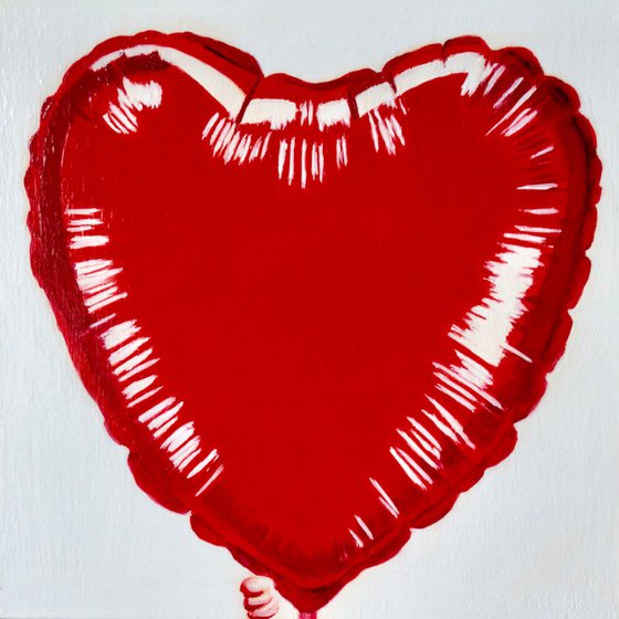 Red Heart Balloon