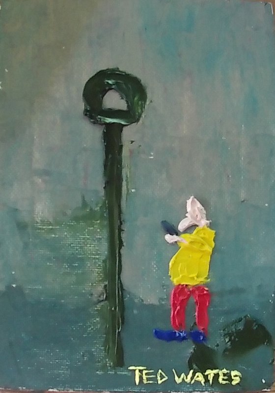 Walking into a lamp post
