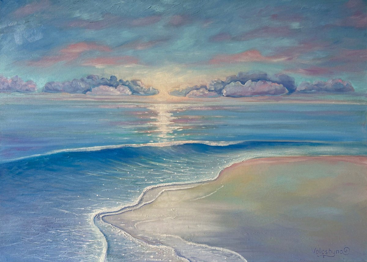 Sky and sea by Mary Voloshyna