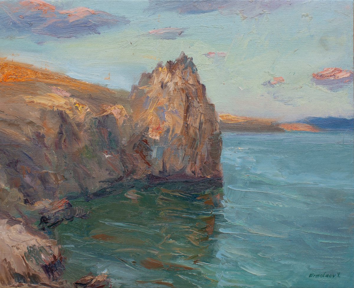 Morning on the lake by Yuri Ermolaev