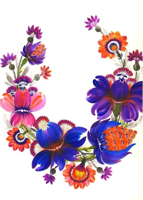 A wreath of flowers 1