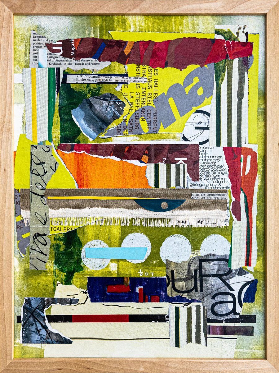 Abstract Acrylic Painting By Hyunah Kim, 12 X 16, Witz, Original Artwork