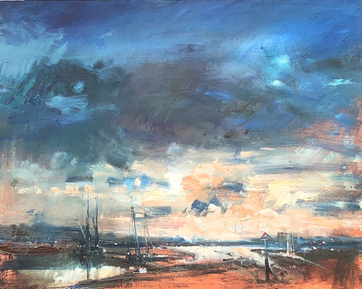 Storm Approaching over the Estuary by Alan Bickley