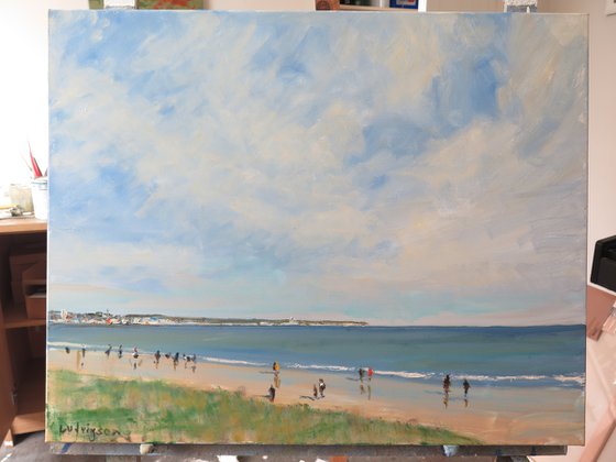 Bridlington Beach Scene