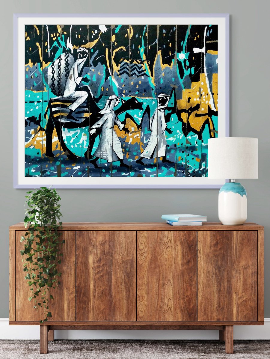 Expressive Oil Painting , The Arrival By Evgen Semenyuk, 39 X 31, Artwork For Sale On Artfinder