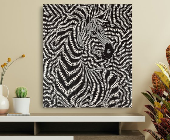 Zebra Labyrinth 2