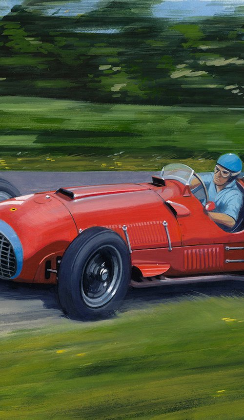 Alberto Ascari, Ferrari, 1951 by Martin Tomlinson