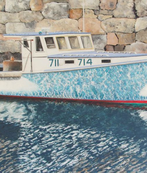 Portland Lobster Boat by Steven Fleit