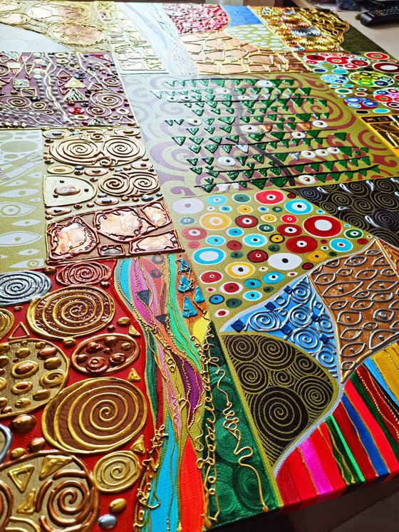Tree of Life. Klimt abstract