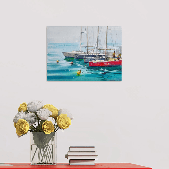 Boats on Blue Silence