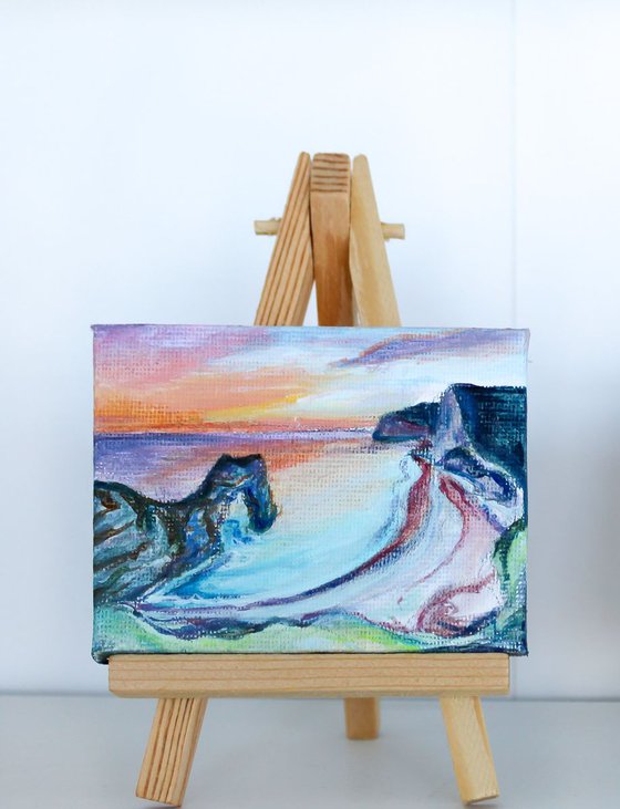 Durdle Door - Mini Canvas - Dorset Landscape