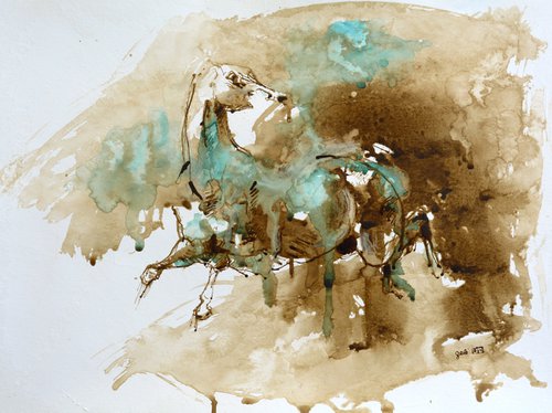 Equine Nude 19a by Benedicte Gele