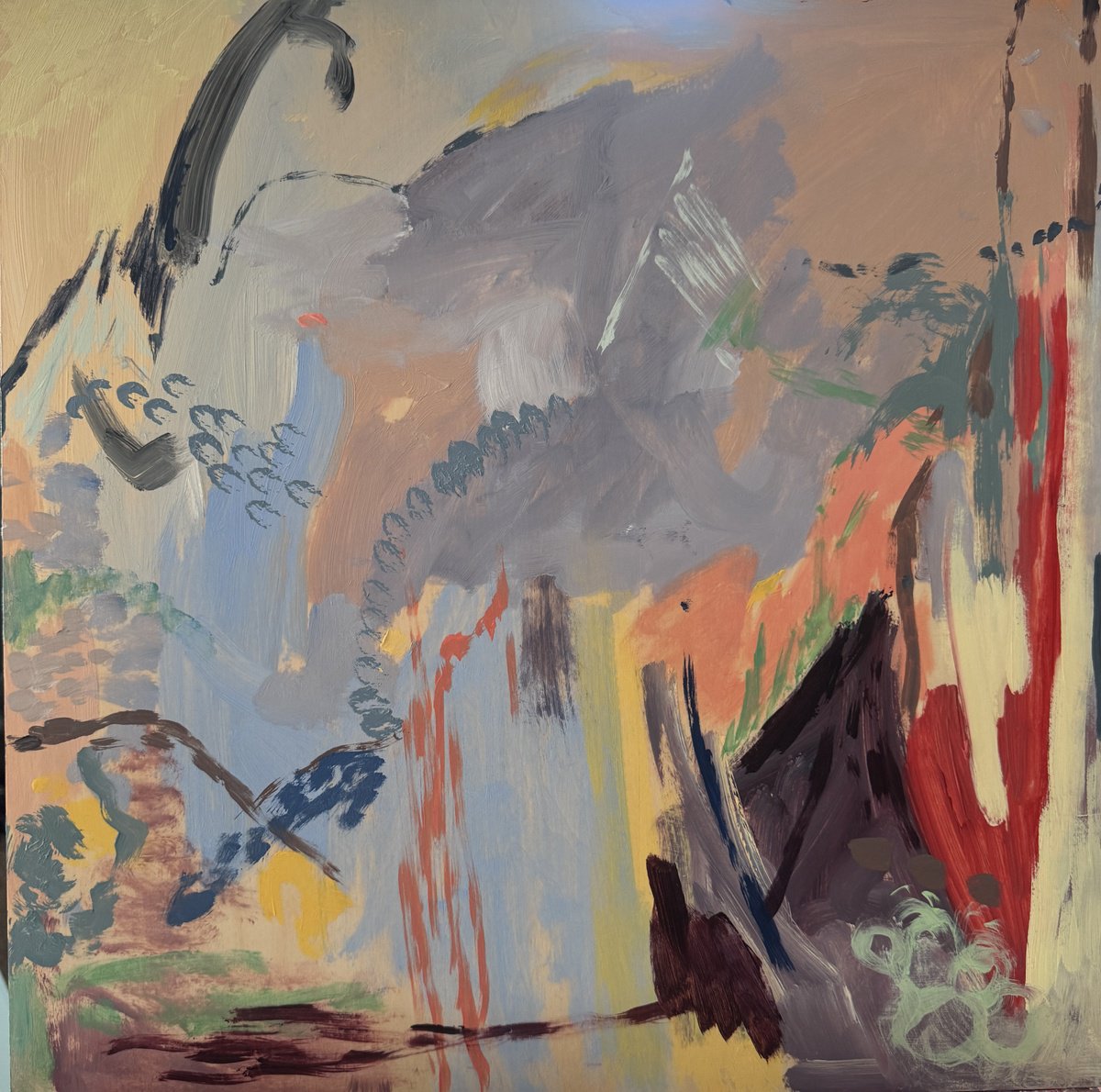 Sundown By Hanna Bell, 20 X 20, Artwork For Sale On Artfinder