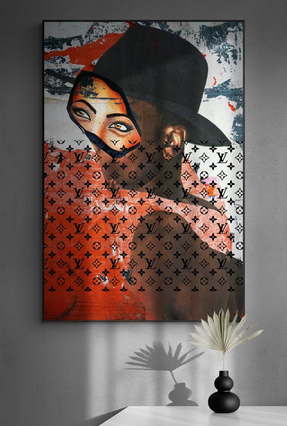 Face art collection "Fedbergsun" - Vol 34. Art portrait on canvas