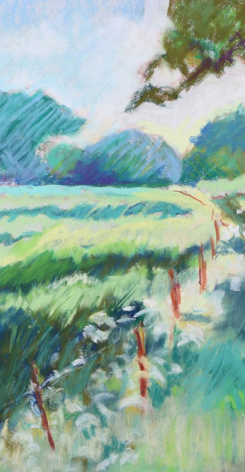 Country Lane in Spring by Mary Kemp