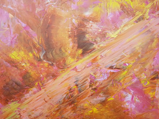 Sweetness of life - large abstract painting