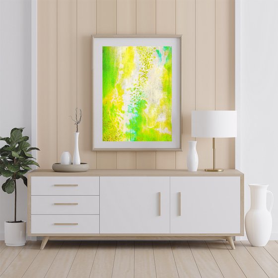 Large Colourful Abstract - Spring Fresh