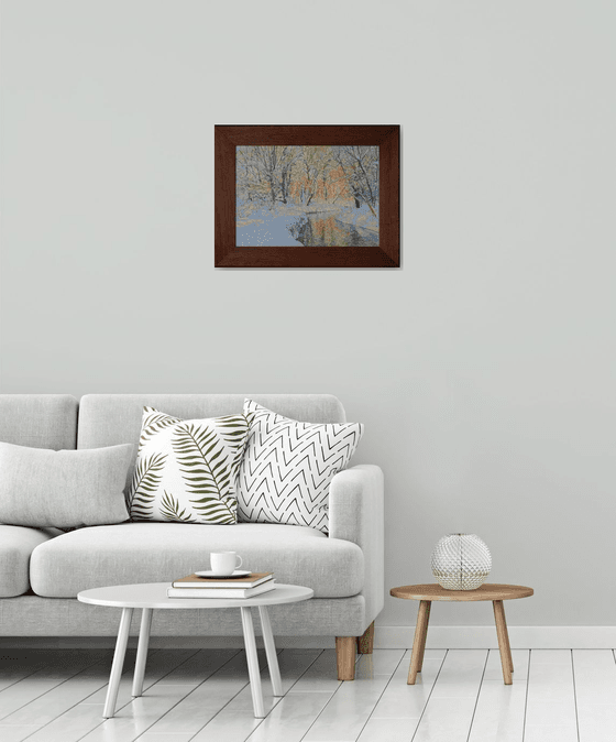 A sunny day on the Chertanovka River