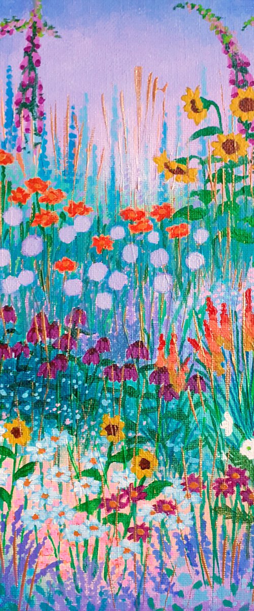 Magic Garden with Gold by Lisa Mann