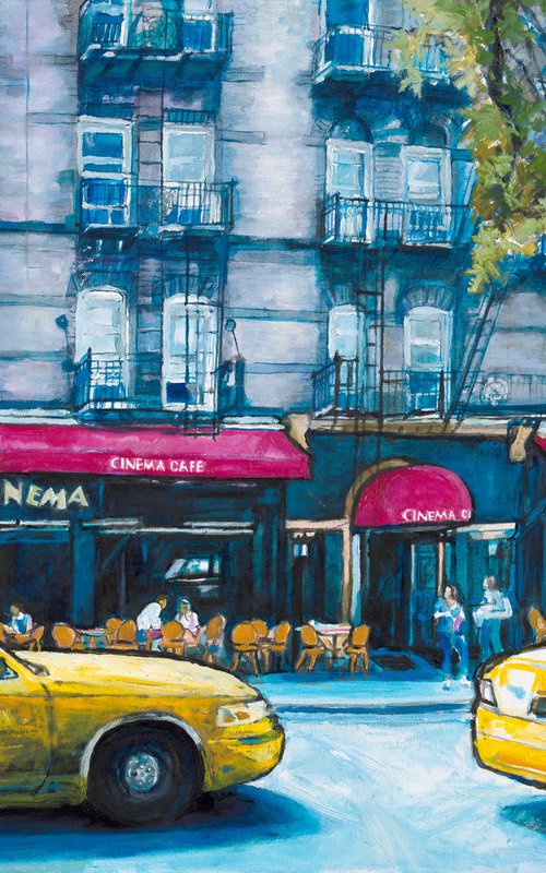 Cinema Cafe in New York by Patricia Clements