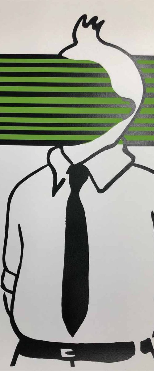Tintin Stripe II by Carl Stimpson