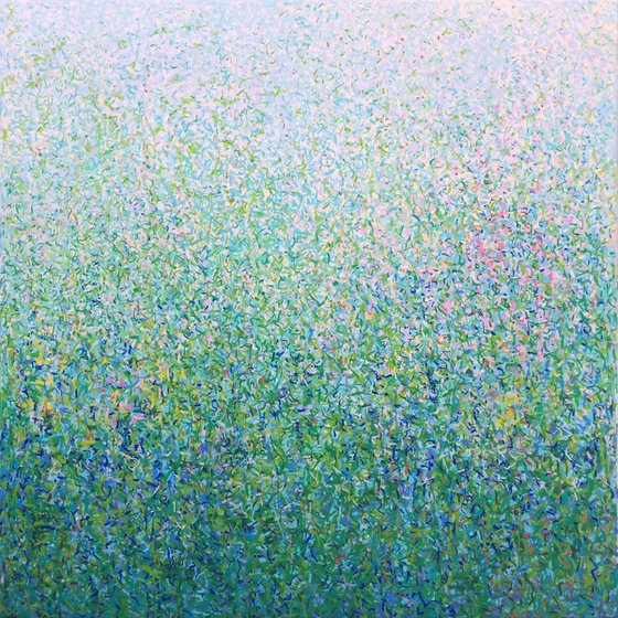 Pollen Nation 102 x 101cm Acrylic Paint on Canvas