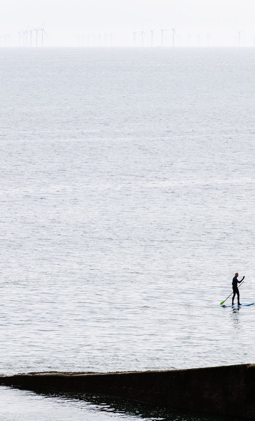 SUP at Saltdean Beach II by Tom Hanslien