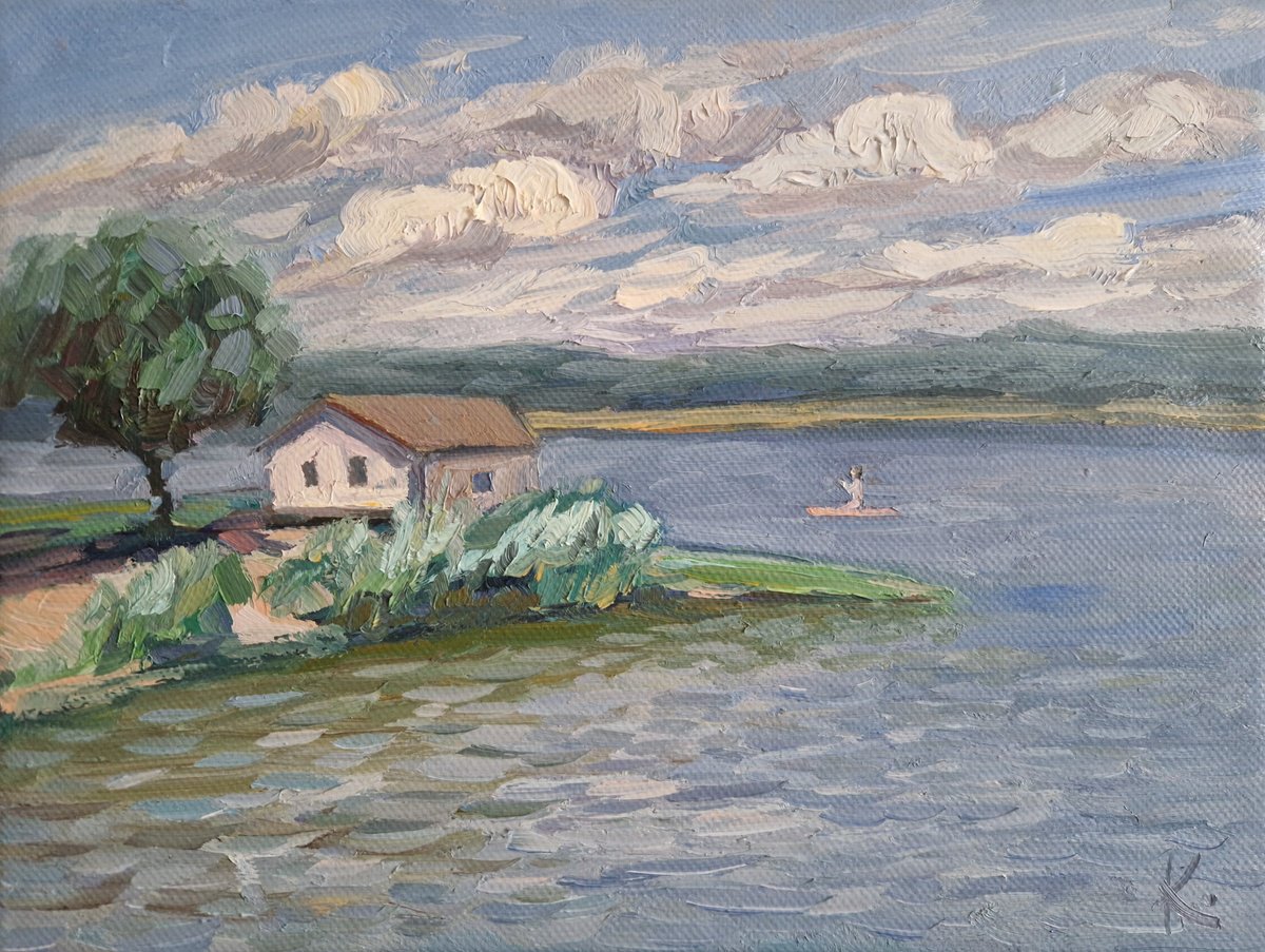 Landscape On the Lake, 2024 by Olena Kolotova