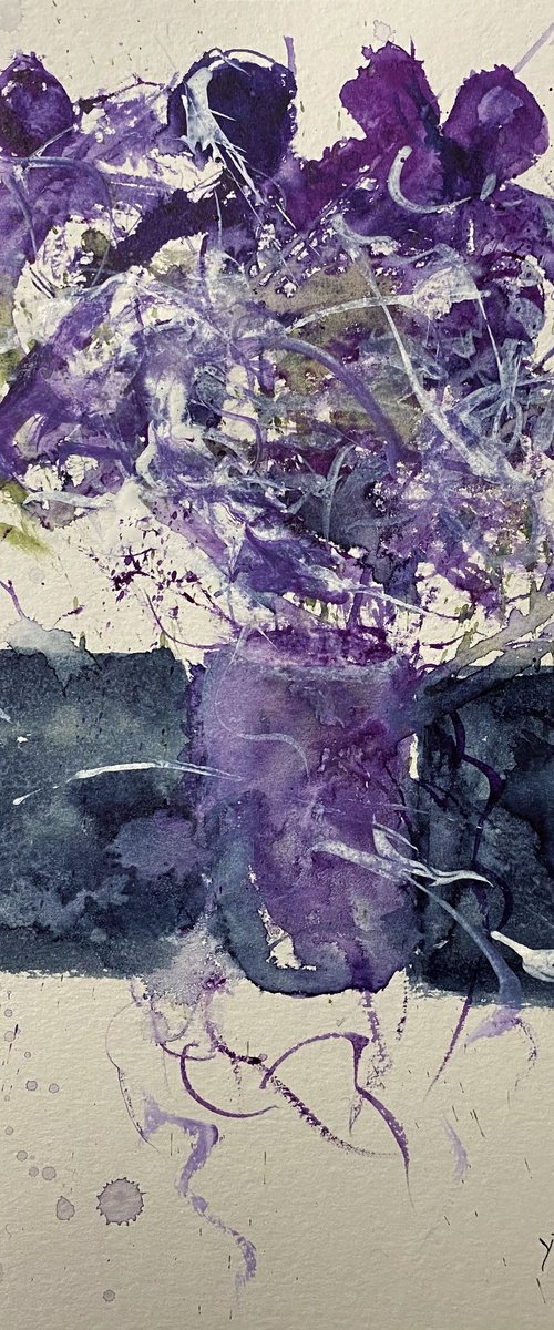 Il vaso di viole by YŪREI