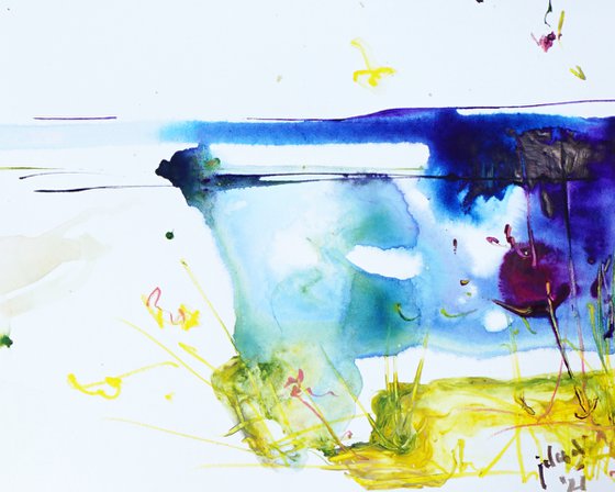 Summer Landscape 21-3 9x12in (22x30cm)