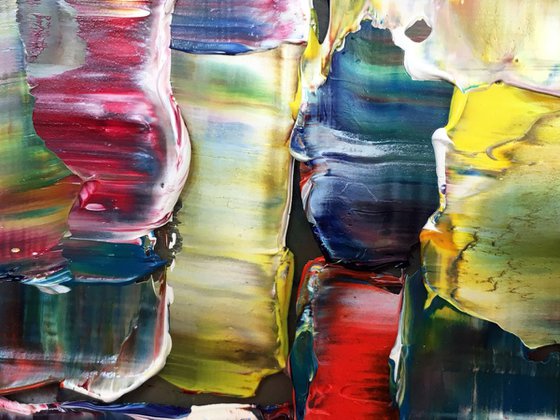 "Spread It On Thick" - Original PMS Micro Painting on glass