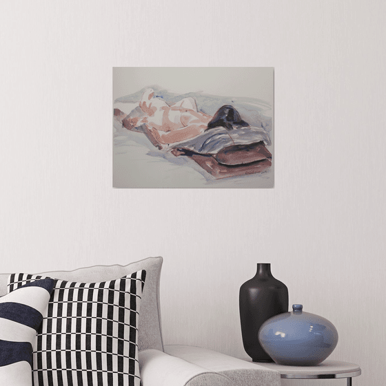 Reclining female nude