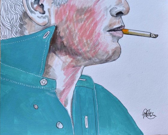 Paul Newman Ink & Pencil