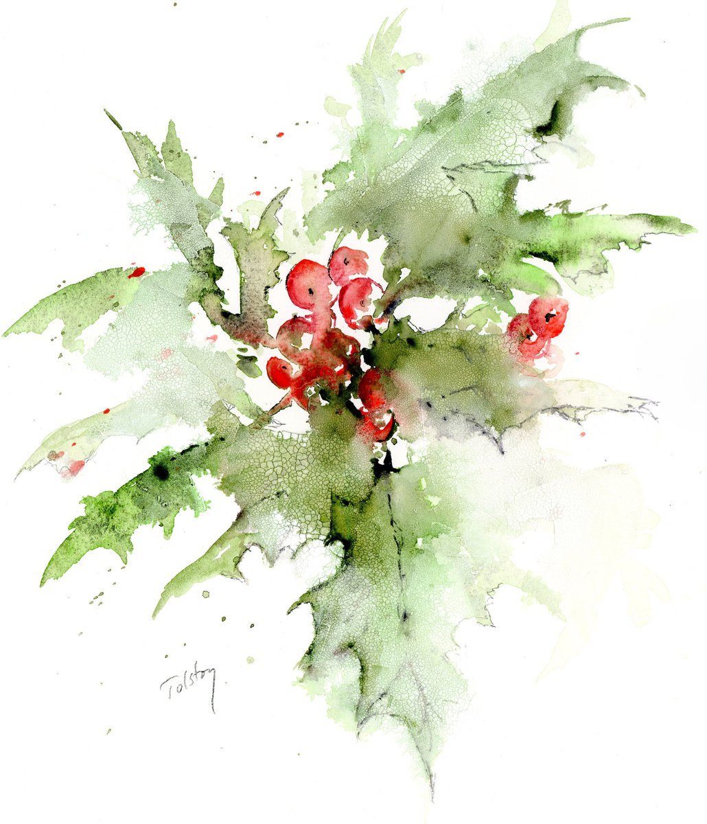 Holly and Berries by Alex Tolstoy