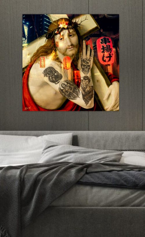 Jesus in Tokyo by Alex Solodov