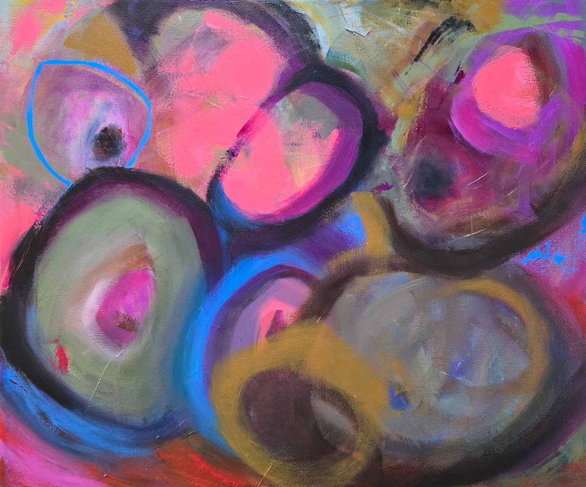 Expressive Oil Painting , Primordia Veris By Faith Patterson, 24 X 20, Artwork For Sale On Artfinder