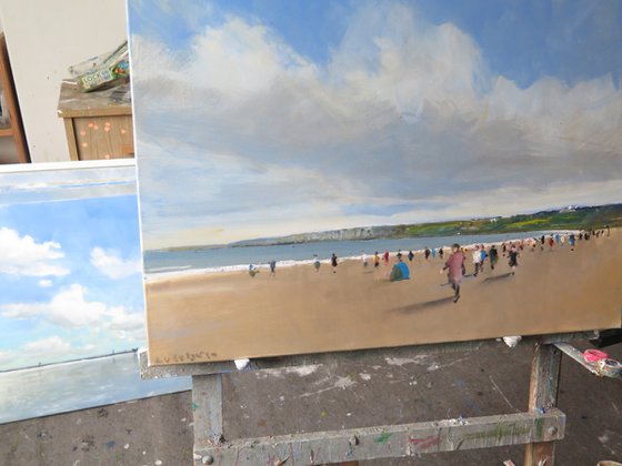 Filey Bay,  July 29