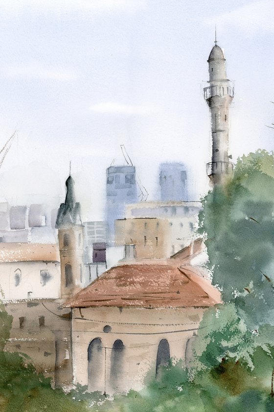 Minaret of Yaffo's Old City