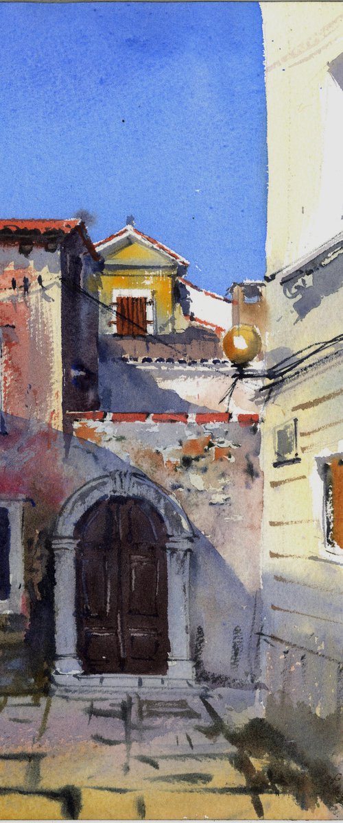 Courtyard of Croatia by Eugenia Gorbacheva