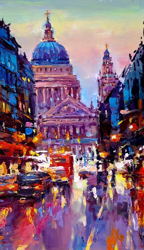 Evening Near St Paul's by Andrej Ostapchuk