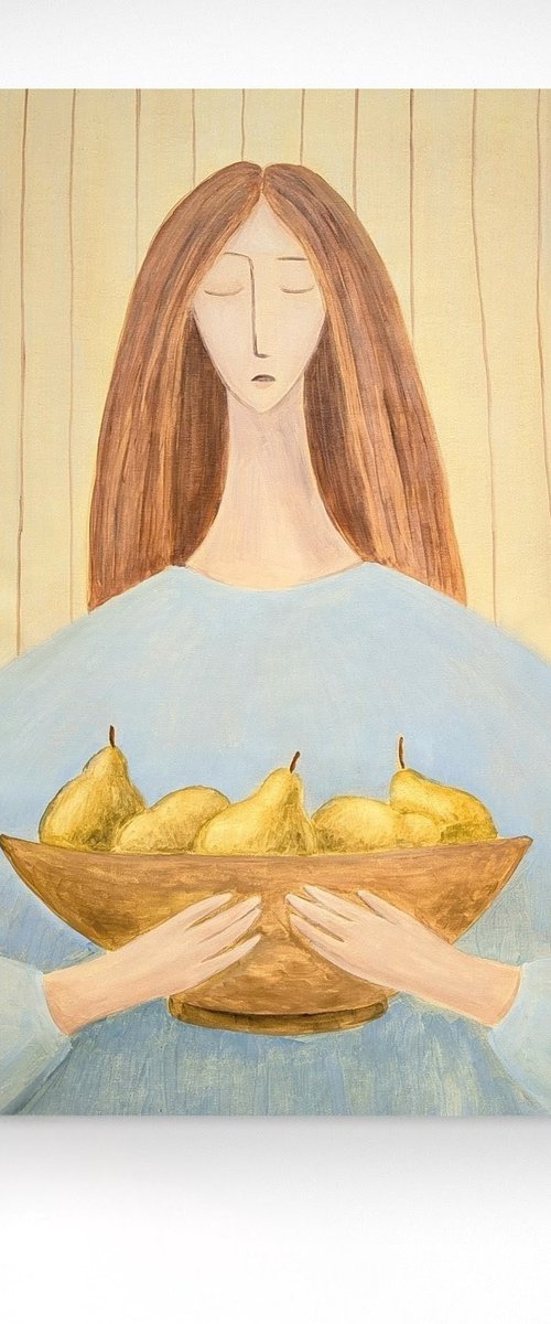 Girl in Blue by Yana Dulger