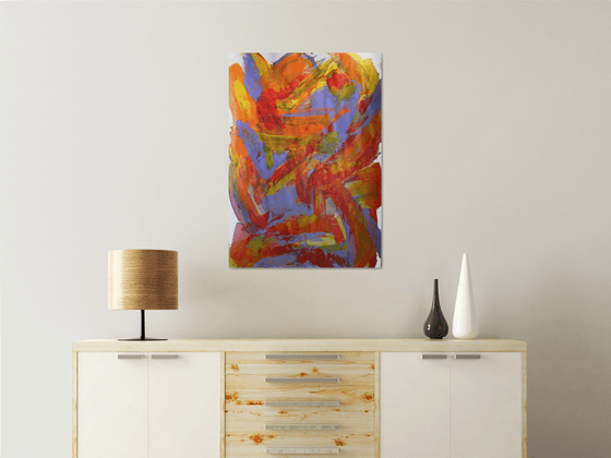 Color Reflection 20235 / ORIGINAL ACRYLIC PAINTING