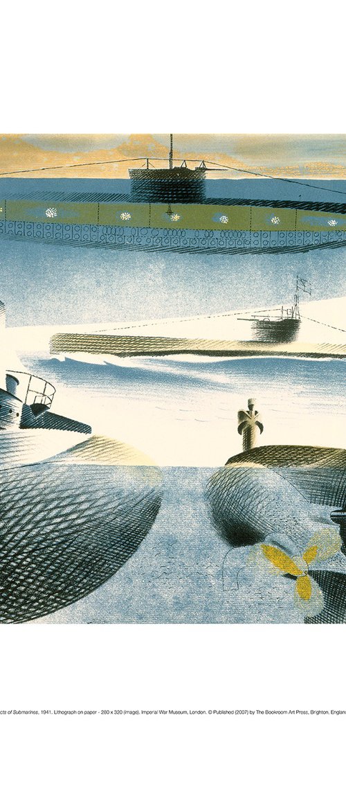 Different Aspects of Submarines: (1941) by Eric Ravilious