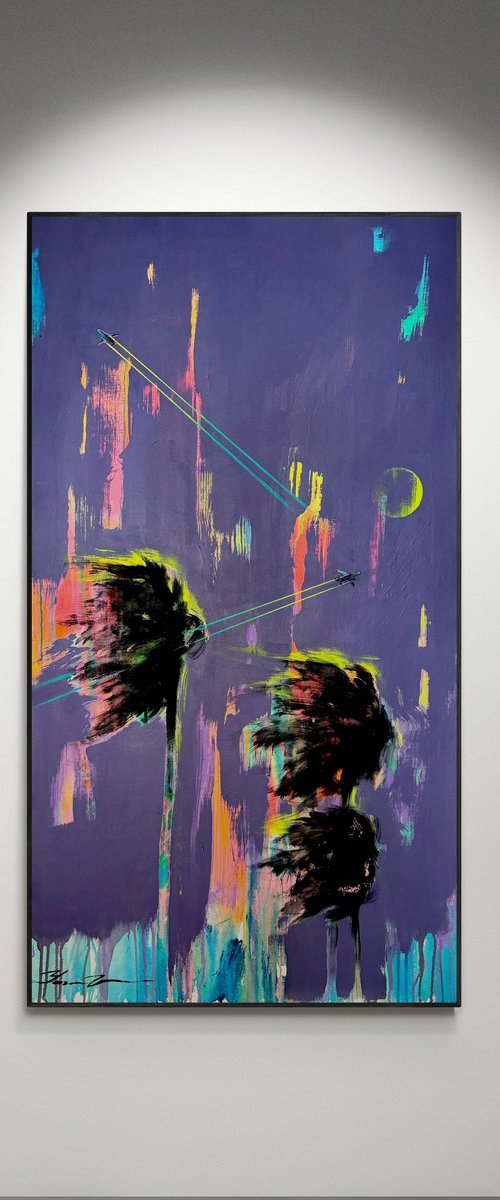 Purple night by Yaroslav Yasenev