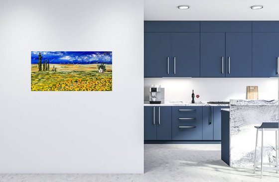 Provence Sunflowers Painting