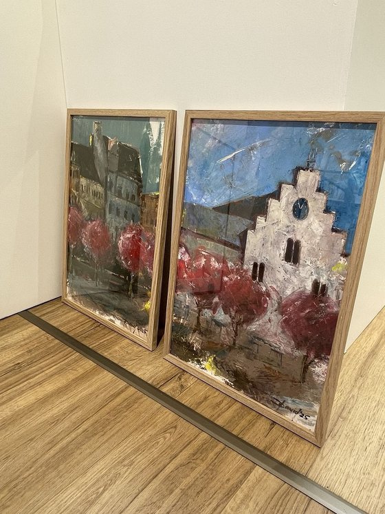 Zierkirschen am Rathausplatz
