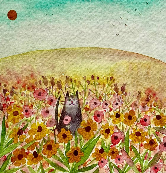 Hiding in the Flowers